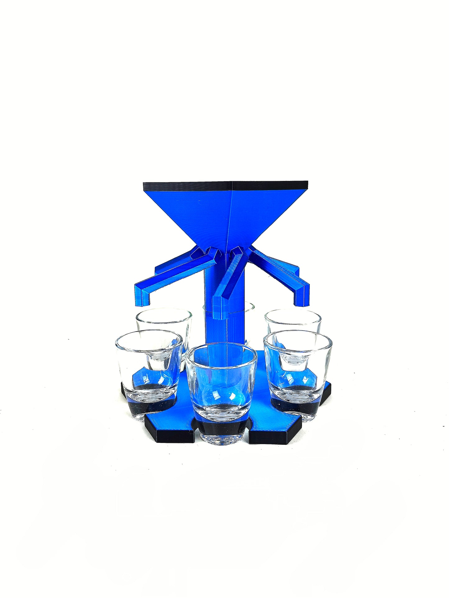 Shotausgießer / Getränkeverteiler Blau
