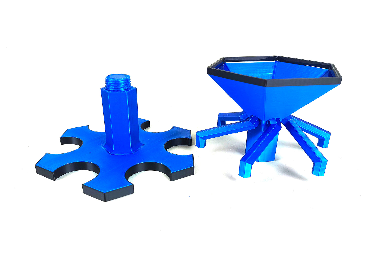 Shotausgießer / Getränkeverteiler Blau