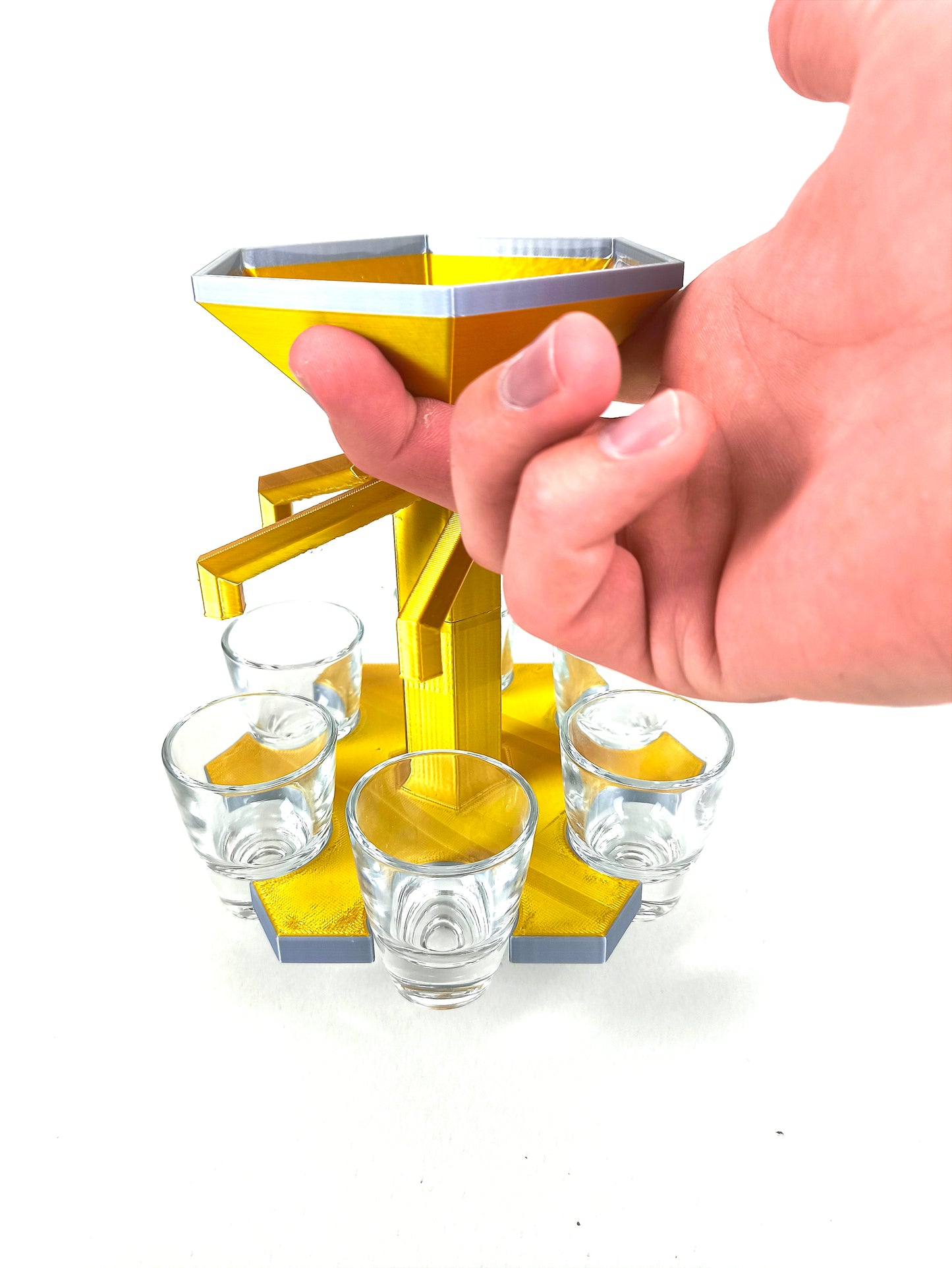 Shotausgießer / Getränkeverteiler Gold