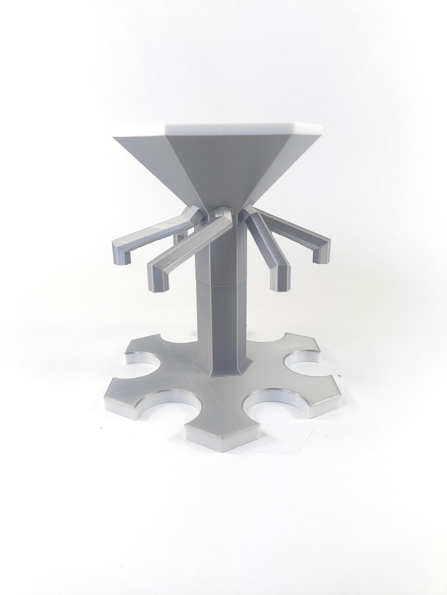 Shotausgießer / Getränkeverteiler Silber